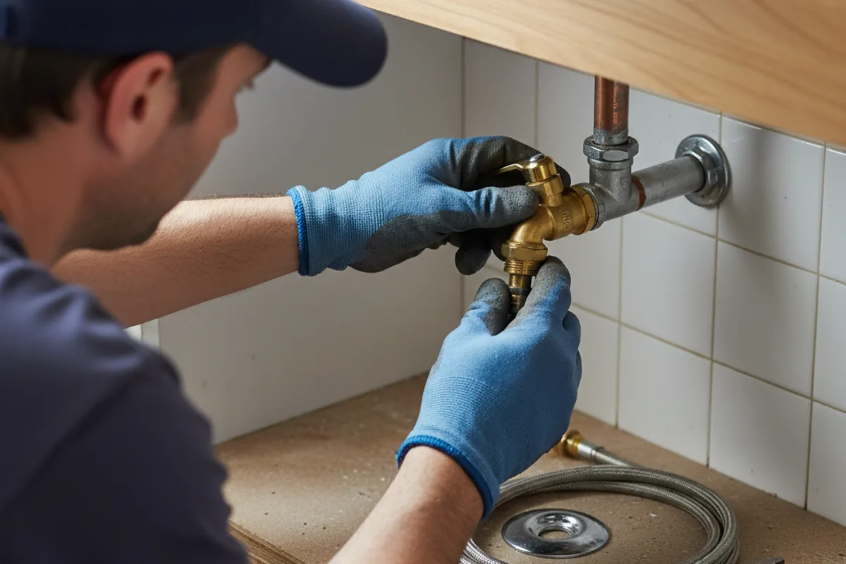 Shutoff valve and fitting work during Repiping in Mechanicstown